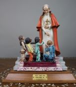 Large Capodimonte Porcelain Figurine – Pope Paul VI
