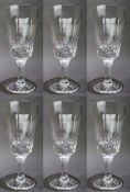 Set of 6 Tudor Crystal Glasses