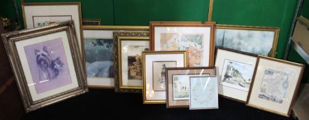 Collection of 12 Framed Prints & Pictures