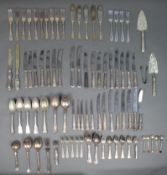 Large Mixed Lot of Vintage Silver-Plated Cutlery – King’s Pattern – 95 Pieces