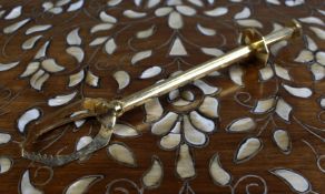 Vintage Gold Plated Ice Tongs