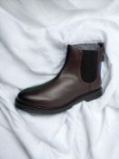 Pod Alia Burgandy Leather Chelsea Boot Size 38 RRP £105 L10c