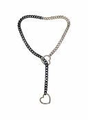 10 x Slip Chains, Silver/Black, Gold/Black, Black