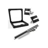 10 x Tie Clip & Cufflinks Set For Men L12a
