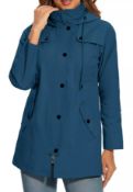 5 x Women's Waterproof Jackets Long Raincoat