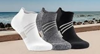 13 x 3 Pairs of Ankle Socks For Men and Women In Grey Not Black Lb45