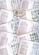 Job-Lot British Wild-Flowers John Sowerby Antique Engraved Prints With Hand Colouring-2