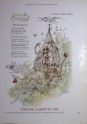 Guinness The Taxidermist 1960 Original 66 Years-Old Print -GE 3273.