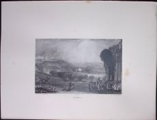 J.M.W Turner Rare “Blenheim House Woodstock” 1873 Picturesque Views in England-53