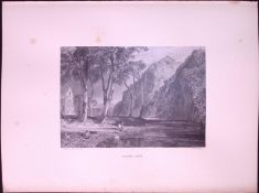 J.M.W Turner Rare “Bolton Abbey Yorkshire” 1873 Picturesque Views in England-19