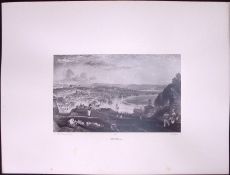 J.M.W Turner Rare “Chatham Harbour Kent” 1873 Picturesque Views in England-59