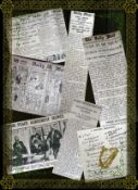 Ireland Peace Treaty Michael Collins Signed Agreement Rare Complete 1921 Newspaper