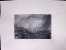 J.M.W Turner Rare “City of Coventry” 1873 Picturesque Views in England-64