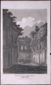 St Josephs Chapel Glastonbury Somerset Antique 212 Years-Old Georgian Steel-Engraving-174