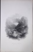 Ireland The Gap of Dunloe Killarney Antique 183 Years-Old Steel-Engraving-21.