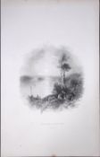 Ireland Lower Lough Erne Ulster Antique 183 Years-Old Steel-Engraving-43.