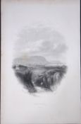 Ireland The City of Belfast Antrim Antique 183 Years-Old Steel-Engraving-46.