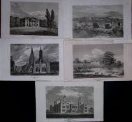 Wiltshire Job-Lot Antique 212 Years-Old Georgian Steel-Engravings-1.