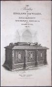 King Johns Monument Worcester Antique 212 Years-Old Georgian Steel-Engraving-407