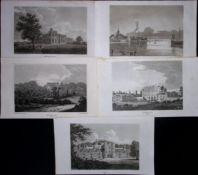 County Kent Job-Lot Antique 218 Years-Old Georgian Steel-Engravings-7.