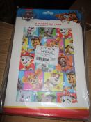50 Packs of Paw Patrol Wrapping Paper Includes Gift Tag and Sheets RRP £3.99/unit - 50 Packs In L...