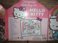 10 Pcs Hello Kitty - Bumper Sized Stationary Box - RRP £12.99/unit