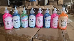 100 Pcs x Brand New Glitter Glue Assorted Colours - RRP £3.99 Each - 100 Pcs In Lot