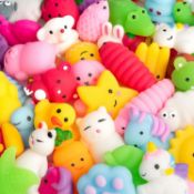 100 Pcs Brand New Sealed Squishy Mochi Dumpl In Mystery Bags - 100 Pcs In Lot - RRP £1 Each