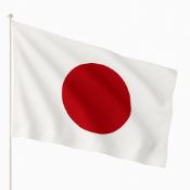 100 x 5ft x 3ft Japan Flags Brand New and Boxed World Cup 2026