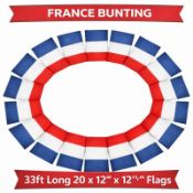 144 Packs 10 Metre 20 XL France Flags Bunting Brand New and Boxed World Cup 2026