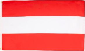 50 x 5ft x 3ft Austria Flags Brand New and Boxed World Cup 2026