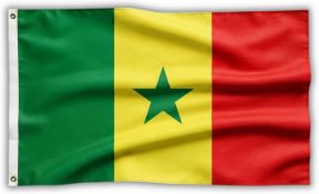 50 x 5ft x 3ft Senegal Flags Brand New and Boxed World Cup 2026