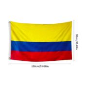 50 x 5ft x 3ft Columbia Flags Brand New and Boxed World Cup 2026