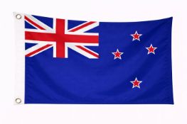 100 x 5ft x 3ft New Zealand Flags Brand New and Boxed World Cup 2026