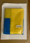 100 x 5ft x 3ft Sweden Flags Brand New and Boxed World Cup 2026