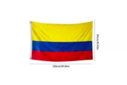 100 x 5ft x 3ft Colombia Flags Brand New and Boxed World Cup 2026