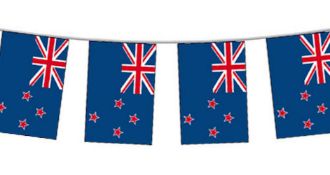 144 Packs 10 Metre 20 XL Flags New Zealand Flags Bunting Brand New and Boxed World Cup 2026