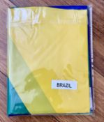 25 x 5ft x 3ft Brazil Flags Brand New and Boxed World Cup 2026
