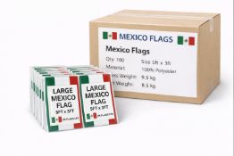 25 x 5ft x 3ft Mexico Flags Brand New and Boxed World Cup 2026