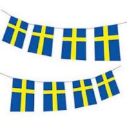 144 Packs 10 Metre 20 XL Flags Sweden Flags Bunting Brand New and Boxed World Cup 2026