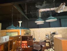 Collection of Retro/Antique Industrial Lighting EST £60