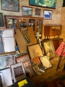 Large Collection of Paintings and Posters EST £100