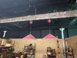 Collection of Retro/Antique Industrial Lighting EST £40