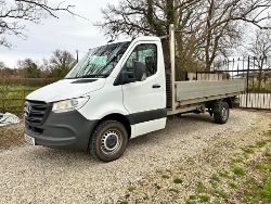 2023 Mercedes Sprinter 14ft Dropside Truck 3500kg (315cdi progressive) - LN23 USL