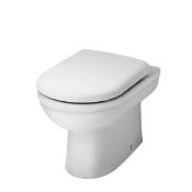 14139075 Back To Wall Toilet Pan Only (No Seat) Lot of 2