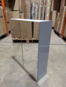 600500260-b 600mm S/L Gloss Grey Mirror Unit, 2 Door Pallet 10
