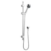 STY042 14120156 Round Slide Rail Shower Kit, With Outlet Elbow Chrome Lot of 5