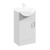 Nuie PRC101 450mm White Floor Standing Cabinet Only Pack 5