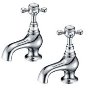 14102015 Winchester Pro Basin Pillar Taps Chrome Lot of 5