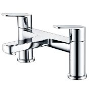 RAK Ceramics Origin Bath Filler Tap Chrome 2 Hole Deck Mounted RAKORI3004